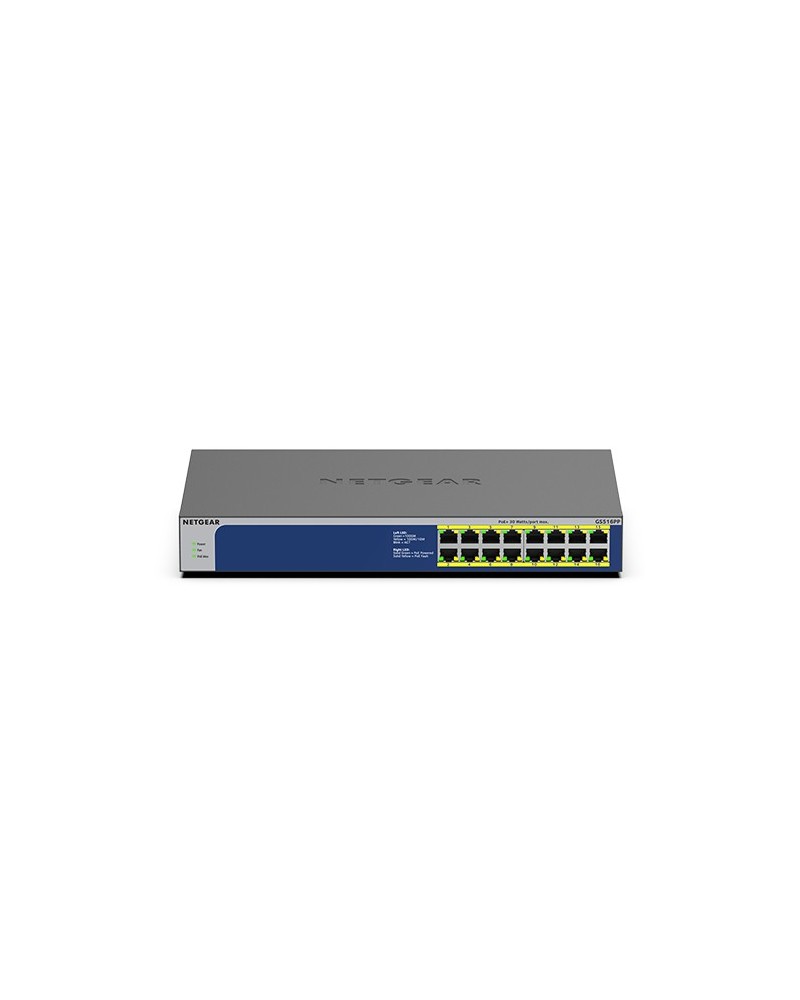 icecat_Switch NETGEAR 16x GB GS516PP-100EUS unmanaged POE HighPower, GS516PP-100EUS
