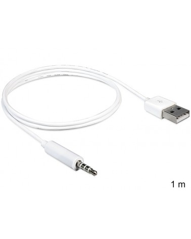 icecat_Delock Kabel USB-A Stecker  Klinke 3,5 mm Stecker 4 Pin IPod, 83182