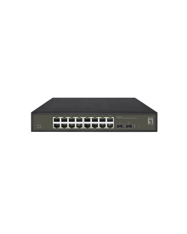 icecat_Level One LevelOne Switch 16x GE GES-2118      2xGSFP 19 Hilbert, GES-2118