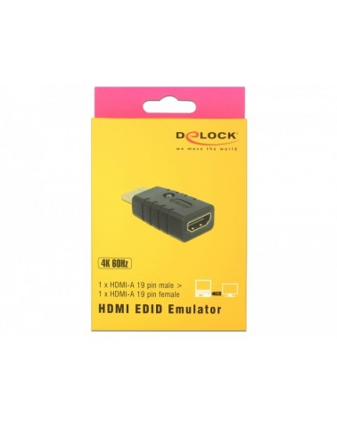 icecat_Delock Adapter HDMI (Stecker)  HDMI (Buchse), EDID Emulator, 63320