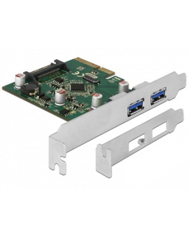 icecat_Delock PCIe x4  2x ext USB 3.1 Gen2 A, USB-Controller, 90298