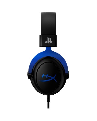 icecat_HyperX Cloud PS4 PS5 wired Gaming-Headset schwarz-blau, 4P5H9AMABB