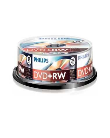 icecat_Philips DVD+RW 4.7GB 120Min 4x Cakebox (25 Disc), 11-040-044