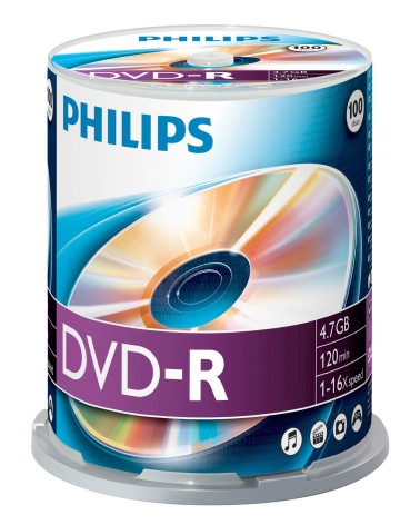 icecat_Philips DVD-R 4.7GB 120Min 16x Cakebox(100 Disc), 11-040-027