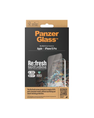 icecat_PanzerGlass Screen Protector Recycled Glass clear iP 15 Pro, 2822