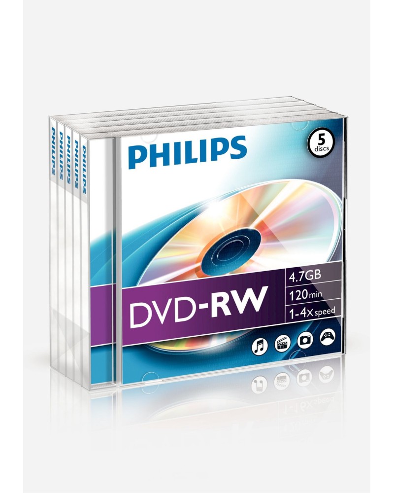 icecat_Philips DVD-RW 4.7GB 120Min 4x Jewelcase (5 Disc, 11-040-039