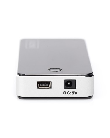 icecat_Digitus USB 2.0 7-Port Hub schw. inkl. ext. Netzteil 5V , 1m, DA-70222