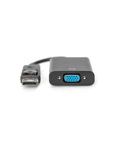 icecat_ASSMANN DisplayPort Adapterkabel DP - HD15 0.15m DP 1.1a sw., AK-340410-001-S