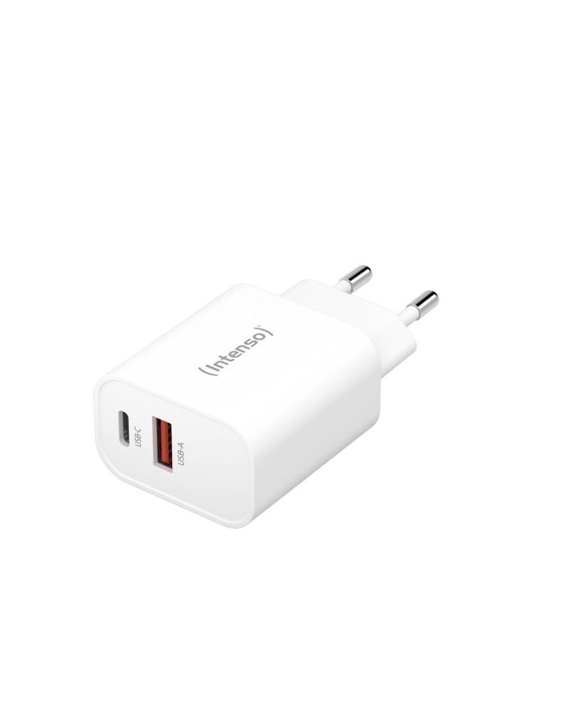 icecat_INTENSO Power Adapter W30AC weiß 1x USB-A 1x USB-C 30W, 7803012