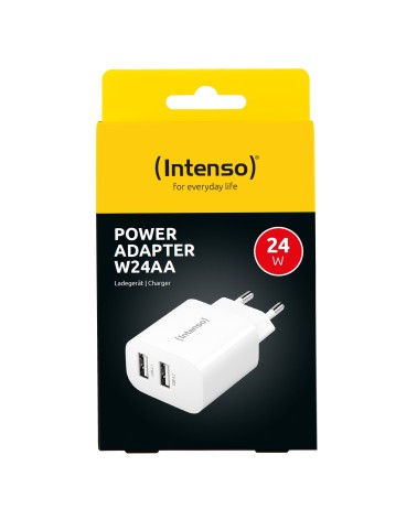 icecat_INTENSO Power Adapter W24AA weiß 2x USB-A 24W, 7802412