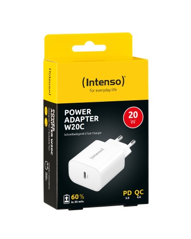 icecat_INTENSO Power Adapter W20C weiß 1x USB-C 20W, 7802012