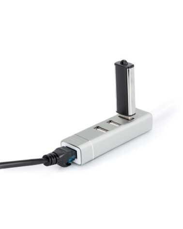 icecat_Digitus USB Type-C 3-Port Hub plus Fast Ethernet LAN-Adapter, DA-70253