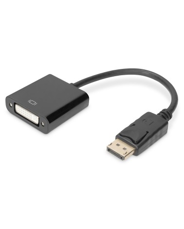 icecat_ASSMANN DisplayPort Adapterkabel DP - DVI 0.15m DP 1.2 sw., AK-340401-001-S