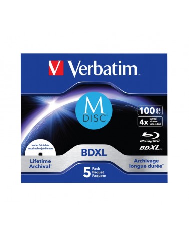 icecat_Verbatim M-DISC BD-R XL 100GB 4x, 5er Jewelcase Wide Inkjet printable (43834), 43834