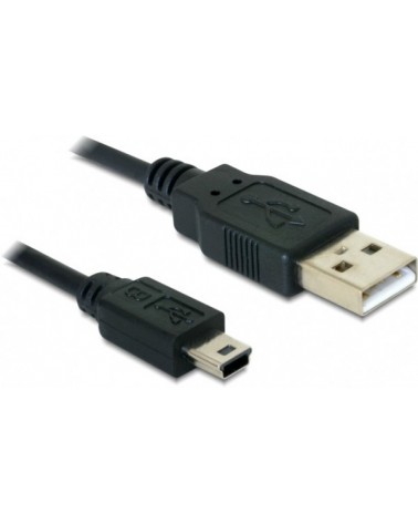 icecat_Delock Kabel USB2.0 A SteckerUSB2.0 Mini-B Stecker 1m schwarz, 82273