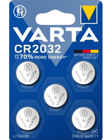 icecat_Varta Knopfzellenbatterie Electronics CR2032 Lithium 5er-Pack, 06032 101 415