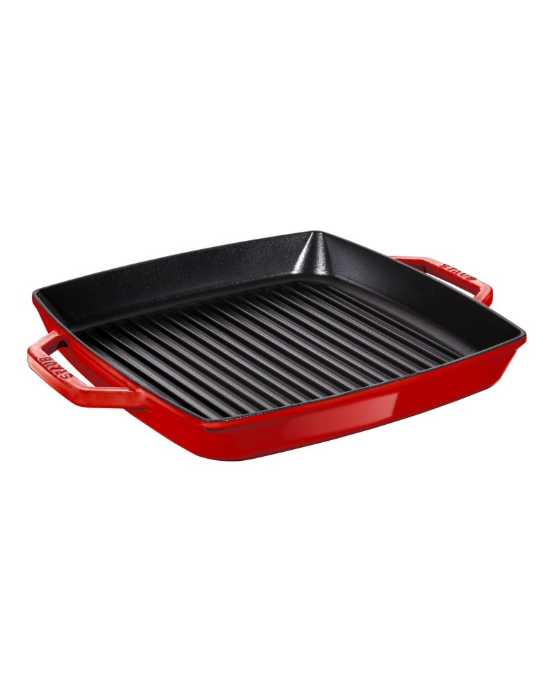 icecat_Staub Grillpfanne induktion quadratisch 33cm rot, 40511-784-0