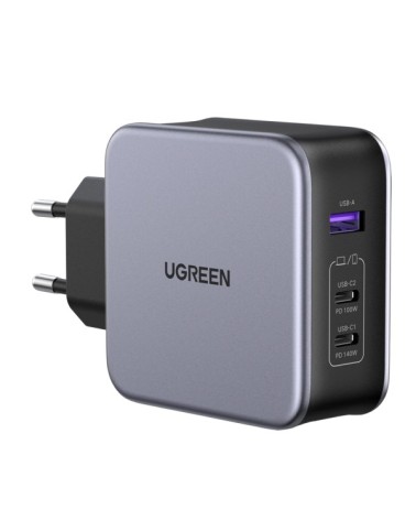 icecat_UGREEN Nexode USB-A+2*USB-C 140W GaN Fast Charger+USB-C Cable 2m, 90549