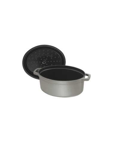 icecat_Staub La Cocotte 31cm oval Graphit-grau, Gusseisen, 40509-320-0