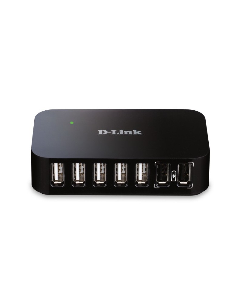 icecat_D-Link DUB-H7 USB 2.0 Hub 7-Port mit Netzteil, DUB-H7 E