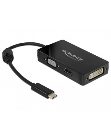 icecat_Delock Adapter USB-C (Stecker)  VGA   HDMI   DVI (Buchse), 63925