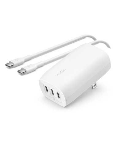 icecat_BELKIN BOOST Charge USB-C 67W 3 x USB-C, PPS, weiß  WCC002vfWH, WCC002VFWH