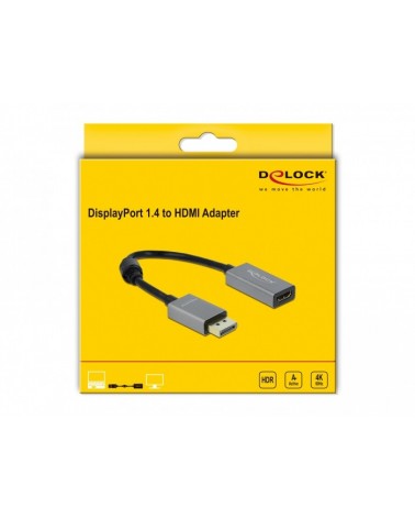 icecat_Delock Aktiver Adapter Displayport 1.4  HDMI Buchse 4K 60Hz, 66436