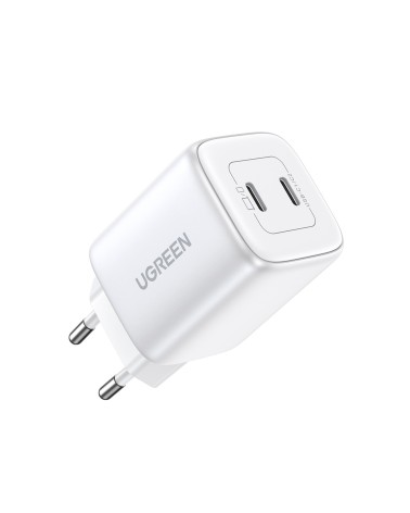 icecat_UGREEN Nexode 45W Dual USB-C PD Charger (25W+20W) white, 15327