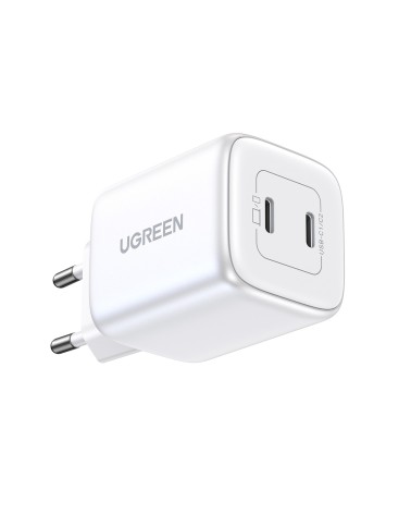 icecat_UGREEN Nexode 45W Dual USB-C PD Charger (25W+20W) white, 15327