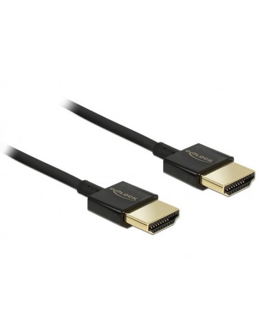 icecat_Delock Kabel HDMI A  HDMI A High Speed Ethernet 3D 4K 1,5m St. St., 84772