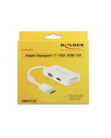 icecat_Delock Adapter Displayport  VGA   HDMI  DVI-D, 62655