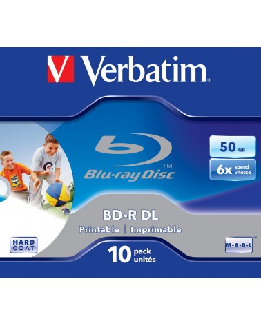 icecat_1x10 Verbatim BD-R Blu-Ray 50GB 6x Speed printable Jewel Case, 43736