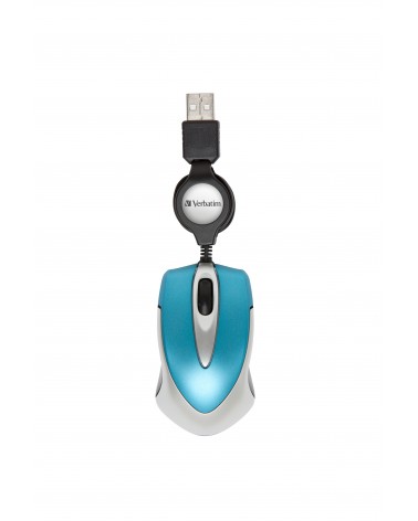 icecat_Verbatim USB Maus Go Mini Optical Travel Caribbean Blue retail, 49022