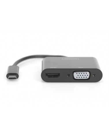 icecat_ASSMANN DIGITUS USB Type-C™ - HDMI + VGA Adapter Full HD, DA-70858
