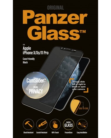 icecat_PanzerGlass Privacy CamSlider für iPhone 11 Pro Xs X, Black, P2667
