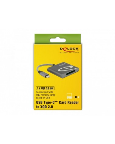 icecat_Delock USB-C Card Reader XQD 2.0, Kartenleser, 91746