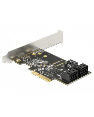 icecat_Delock 5 Port SATA PCI Express x4 Karte - Low Profile Formfaktor, Adapter, 90395