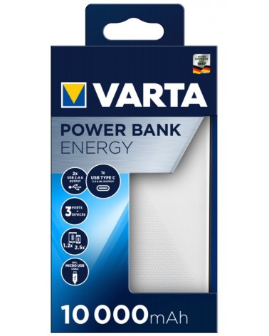 icecat_Varta Power Bank Energy 10000 10.000mAh, 2xUSB A, 1xUSB C, 57976 101 111