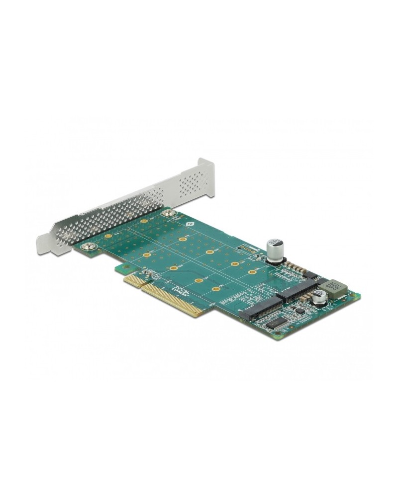 icecat_Delock PCI Express x8 Karte zu 2 x intern NVMe M.2 Key M - Bifurcation, Controller, 89045
