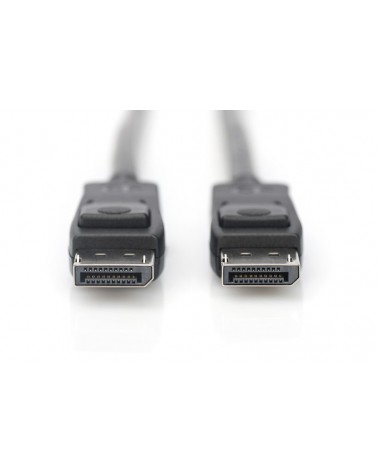 icecat_ASSMANN DisplayPort Kabel DP 1.0m Verriegelung Ultra HD 8K sw., AK-340106-010-S