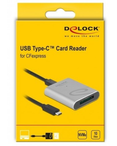 icecat_Delock USB Type-C Card Reader, Kartenleser, 91751