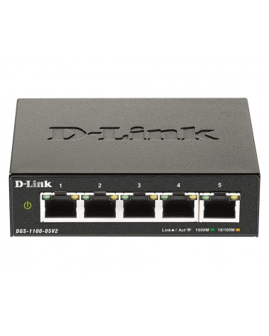 icecat_D-Link DGS-1100-05V2 5-Port Gigabit Smart Switch, DGS-1100-05V2 E