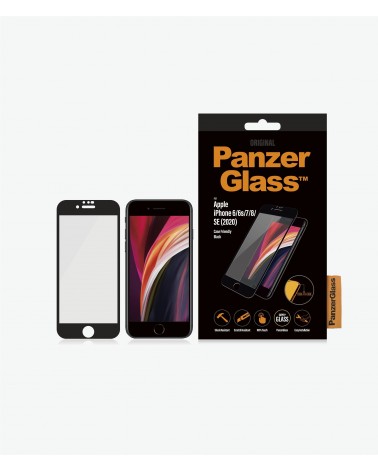 icecat_PanzerGlass Case Friendly für iPhone 6 7 8 SE 2020, Black, 2679