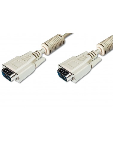 icecat_ASSMANN VGA Monitor Kabel HD15  5.0m 3Coax 7C 2xFerrit beige, AK-310103-050-E